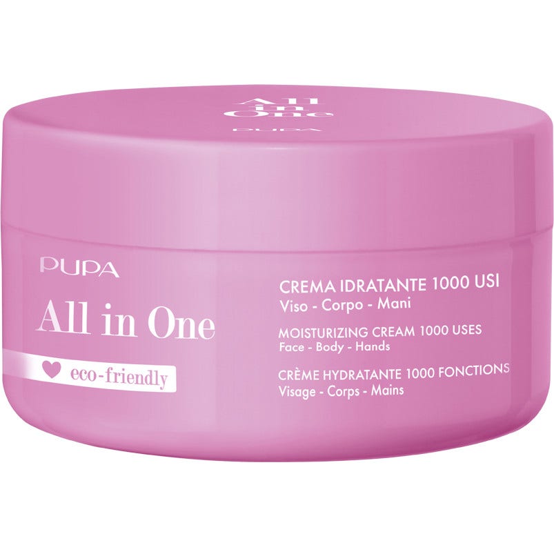 Pupa All In One Crema Idratante 1000 Usi Viso/Corpo/Mani 350ml