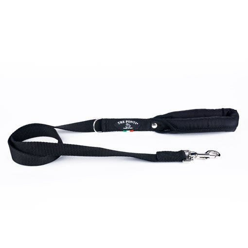 Tre Ponti Guinzaglio Un Manico Nero 113 Cm