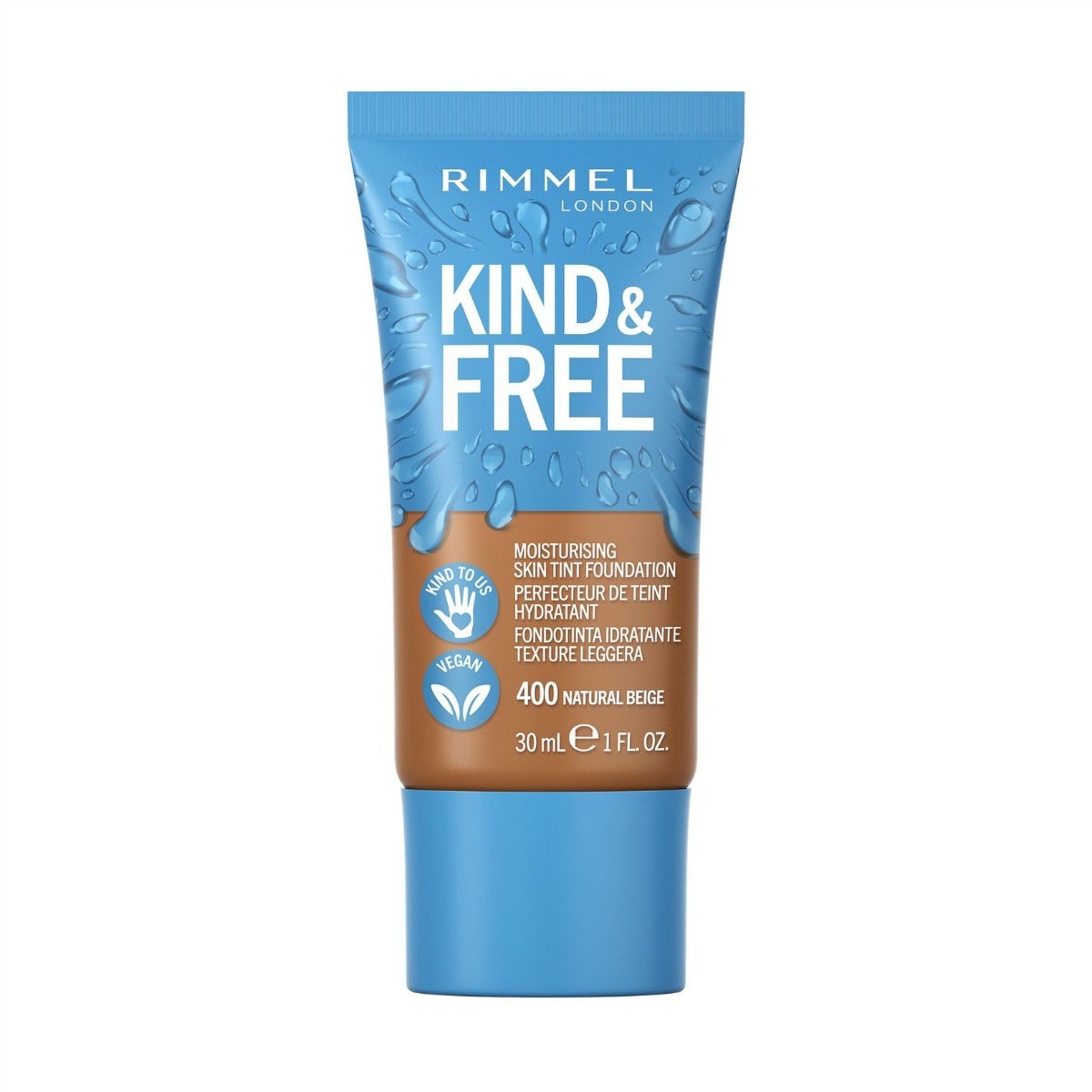 Rimmel Fondotinta Idratante Kind&Free 400 Natural Beige 30ml