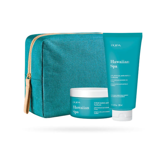 Pupa Kit 1 Hawaiian Spa Scrub Salino Anti-Fatica 350g + Gel Doccia Anti-Fatica 300ml
