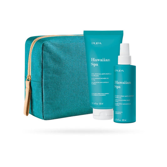 Pupa Kit 2 Hawaiian Spa Gel Doccia Anti-Fatica 300ml + Fluido Spray Anti-Fatica 200ml