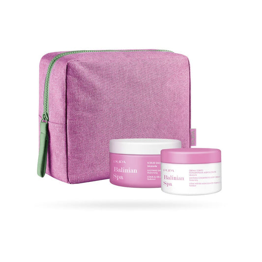Pupa Kit 3 Balinian Spa Scrub Salino Addolcente 350g + Crema Corpo Concentrata Addolcente 150ml