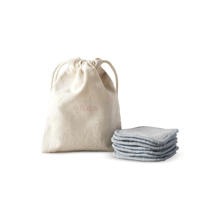 Nudo Dischetti Struccanti In Puro Cotone Lavabili E Riutilizzabili 7 Pezzi