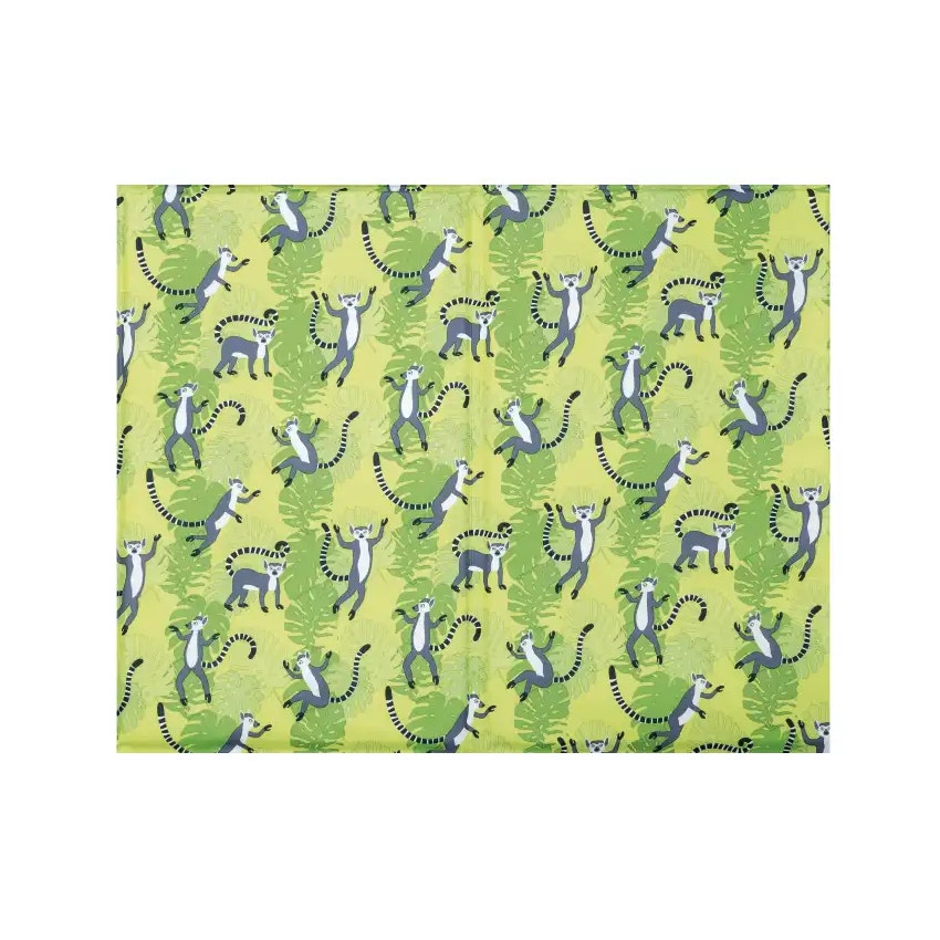 Croci Tappetino Rinfrescante Per Cani Fantasia Lemuri 90 x 50cm