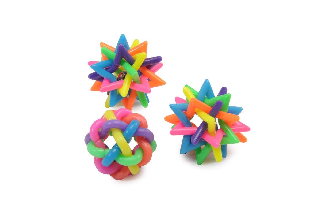 Camon Pallina Intrecciata In Gomma Per Gatti 4,5cm