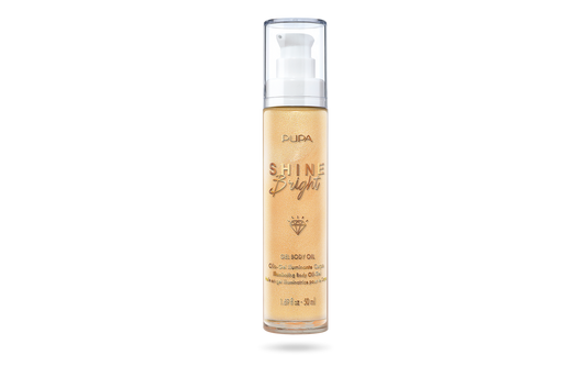 Pupa Shine Bright Gel-Olio Illuminante Corpo 50ml 001 Gold Diamond