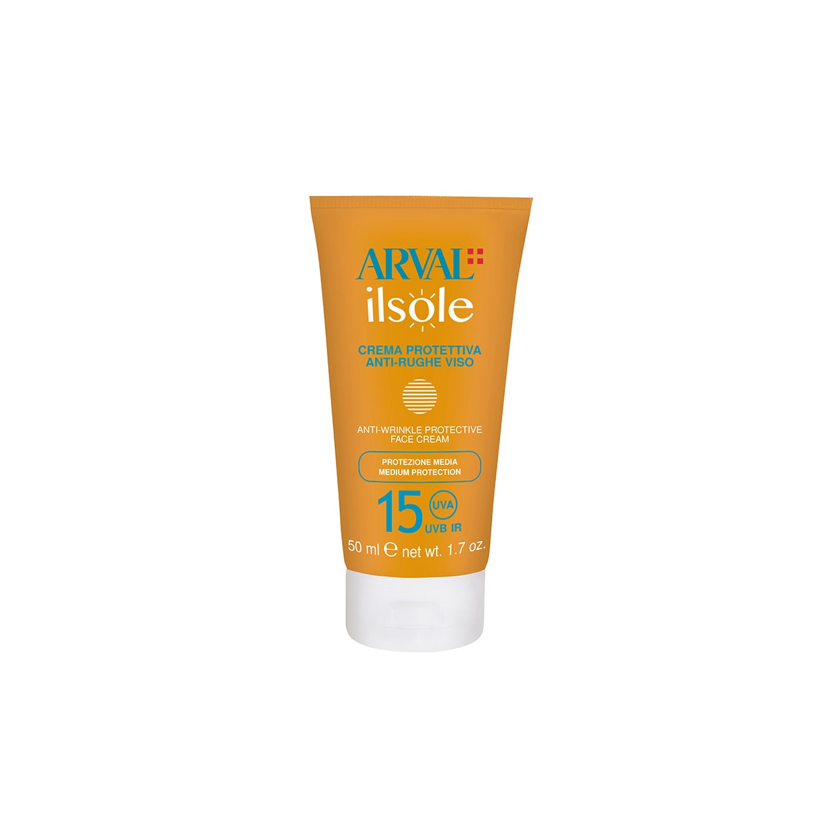 Arval Sun Il Sole Crema Protettiva Anti-Rughe Viso 50ml SPF15