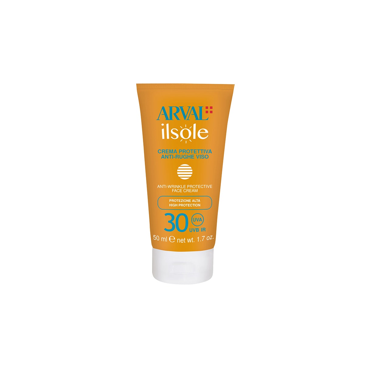 Arval Sun Il Sole Crema Protettiva Anti-Rughe Viso 50ml SPF30