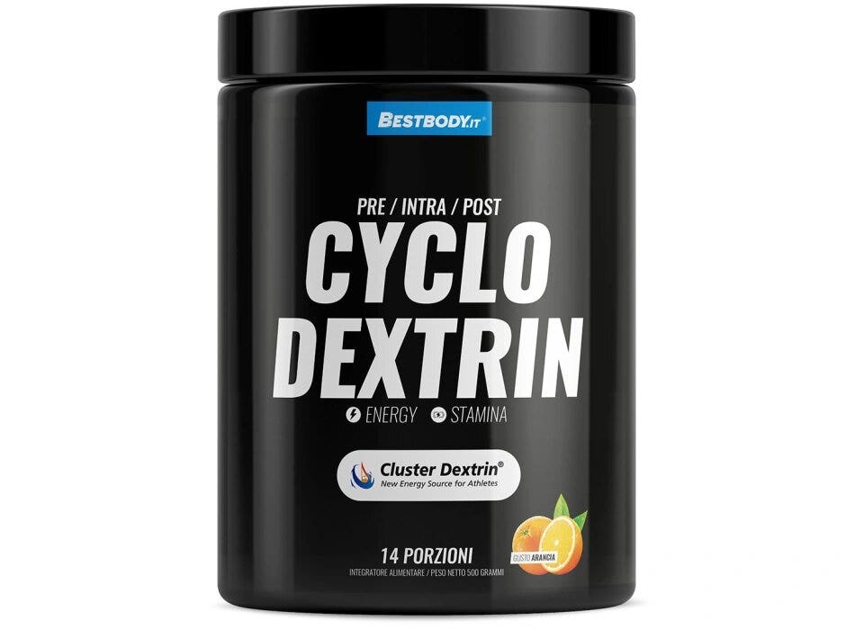 Bestbody Cyclo Dextrin - Ciclodestrine Cluster Dextrin Gusto Arancia 500g