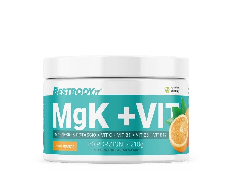Bestbody Mgk +vit Il Tuo Alleato Per L'equilibrio Elettrolitico E La Resistenza Fisica 210g Gusto Arancia