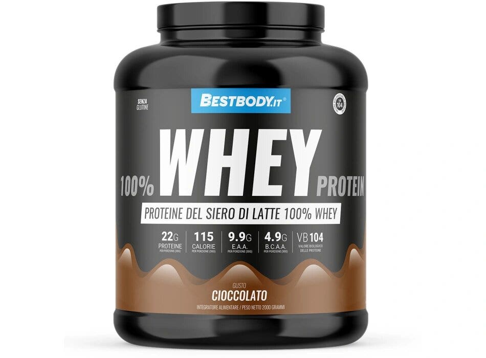 Bestbody 100% Whey Proteine De Latte Siero Di Latte Maxi 2000g