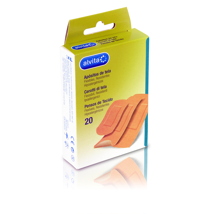 ALVITA CEROTTI DI TELA 20 PEZZI