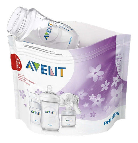 AVENT 5 BUSTE PER STERILIZZAZIONE A VAPORE / AL MICROONDE