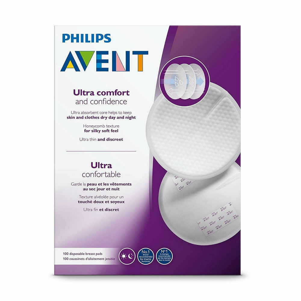 AVENT COPPETTE ASSORBILATTE ULTRA COMFORT 100 PEZZI