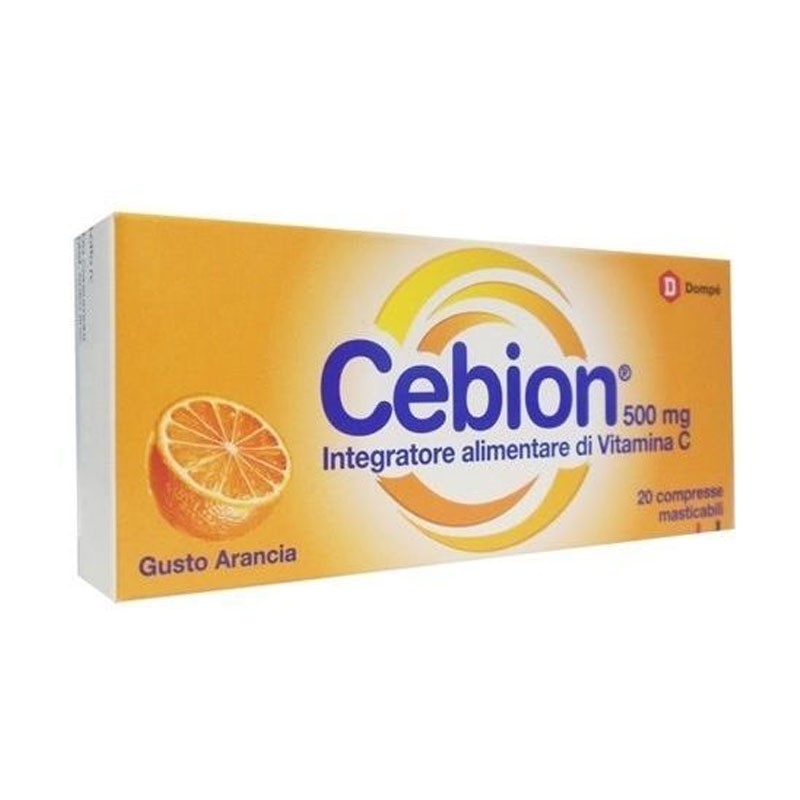 CEBION MASTICABILE ARANCIA VITAMINA C 20 COMPRESSE