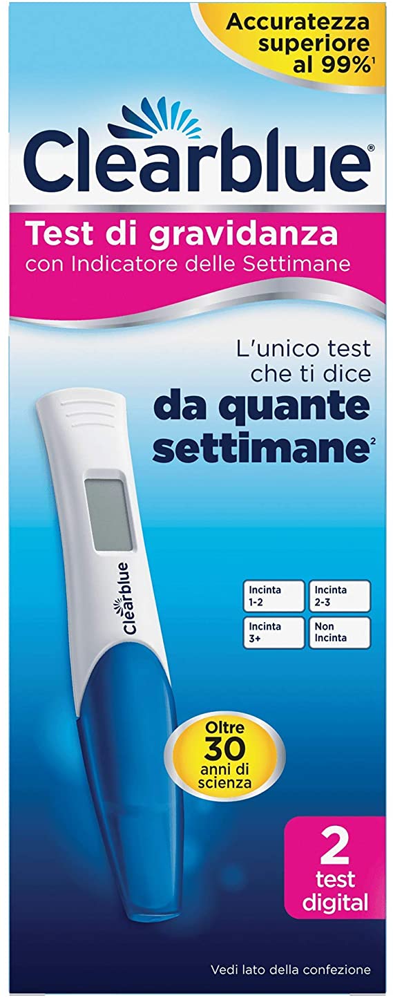 CLEARBLUE CONCEPTION CON INDICATORE DELLE SETTIMANE 2 TEST