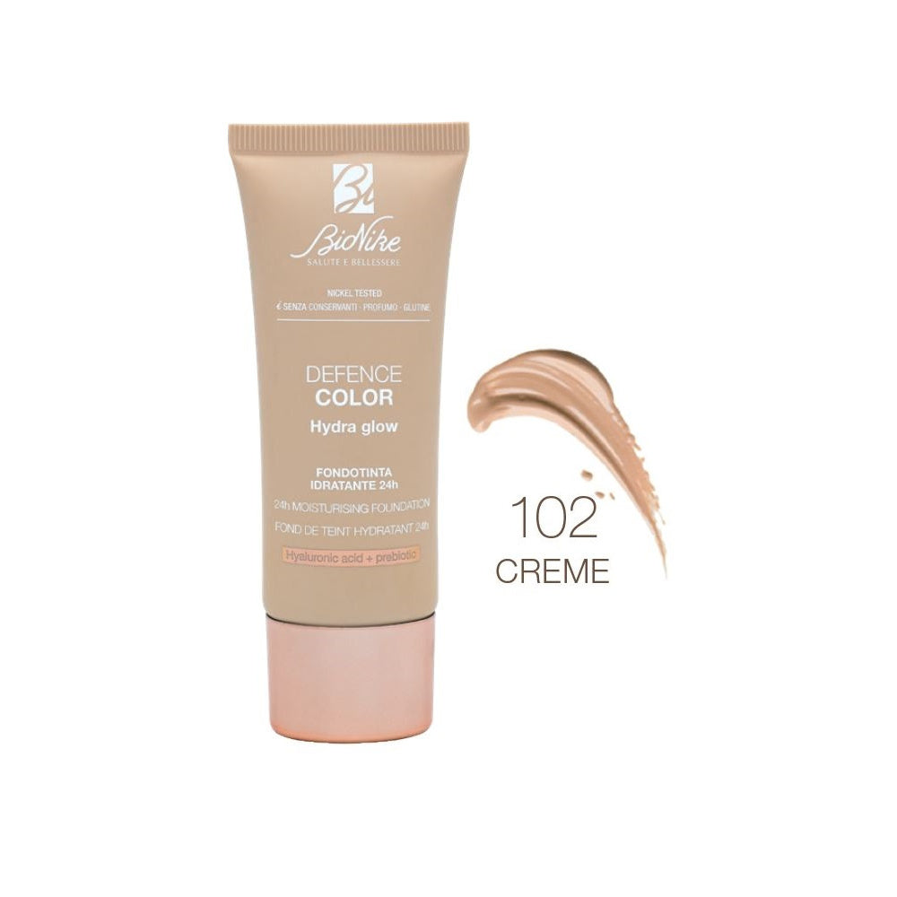 DEFENCE COLOR FONDOTINTA HYDRA GLOW N. 102 CREME