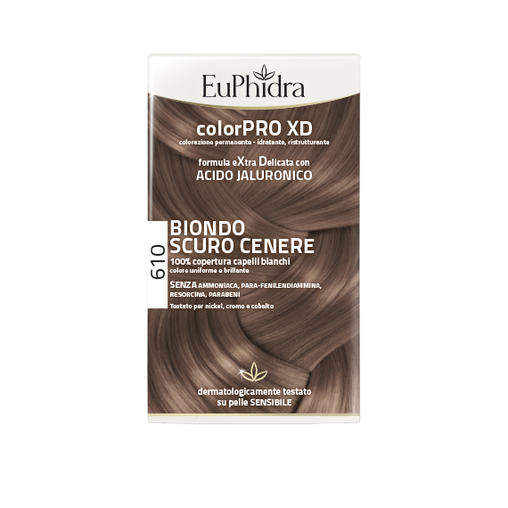 EUPHIDRA COLORPRO XD 610 BIONDO SCURO CENERE