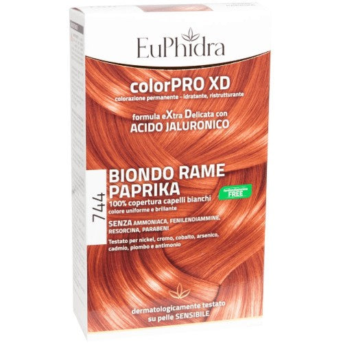 EUPHIDRA COLORPRO XD 744 BIONDO RAME PAPRIKA