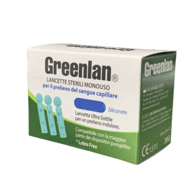 GREENLAN LANCETTE PUNGIDITO 50 PEZZI