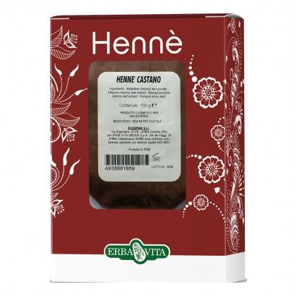 HENNE COLOR CAPELLI CASTANO 100 GRAMMI