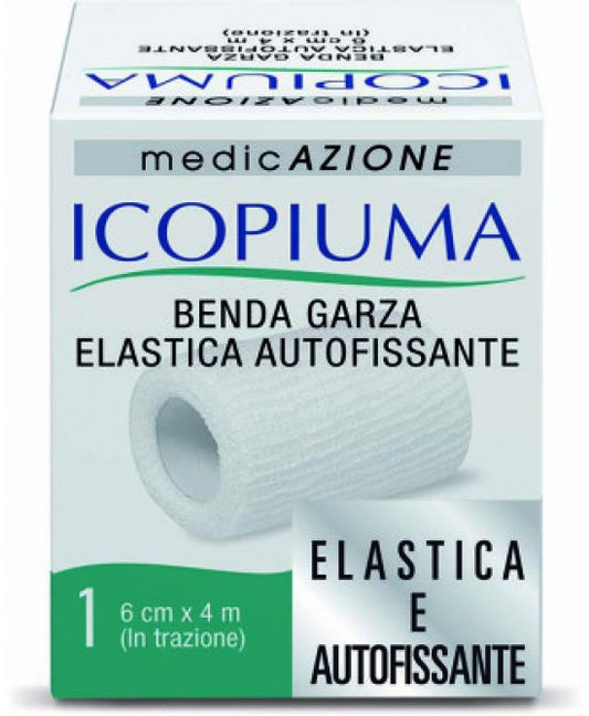 ICOPIUMA BENDA ELASTICA AUTOFISSANTE 6CM X 4 METRI