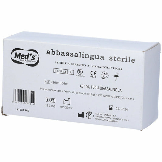 MEDS FARMAC-ZABBAN Abbassalingua 1pz Sterile