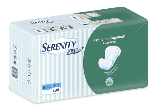 SERENITY PANNOLONI SAGOMATI PLUS SOFTDRY+ PLUS 30 PEZZI