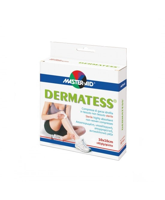 DERMATESS GARZA TESSUTO NON TESSUTO 10X10CM 25 PEZZI - DISPOSITIVO MEDICO CE