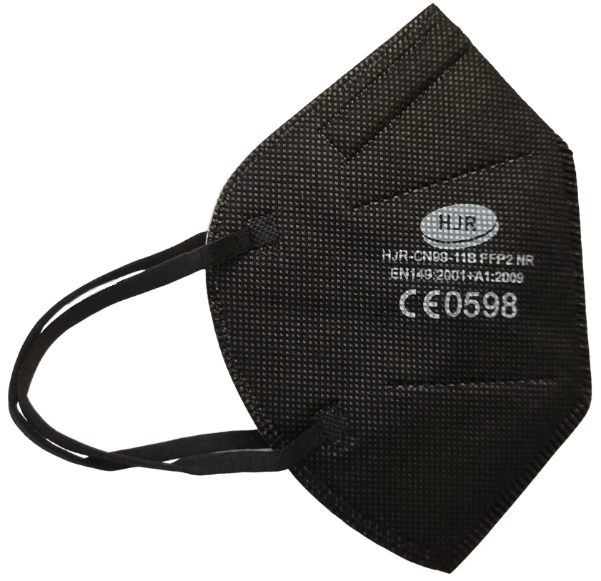 MASCHERINA FFP2 NERA HJR 10 PEZZI