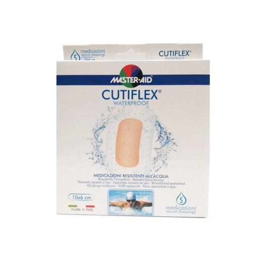 MASTER-AID CUTIFLEX ACQUA STOP 10x6 CM 5 PEZZI - DISPOSITIVO MEDICO CE