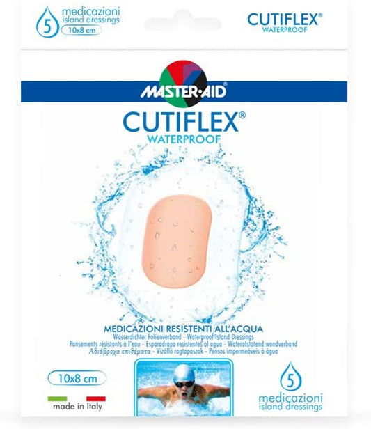 MASTER-AID CUTIFLEX ACQUA STOP 10x8 CM 5 PEZZI - DISPOSITIVO MEDICO CE