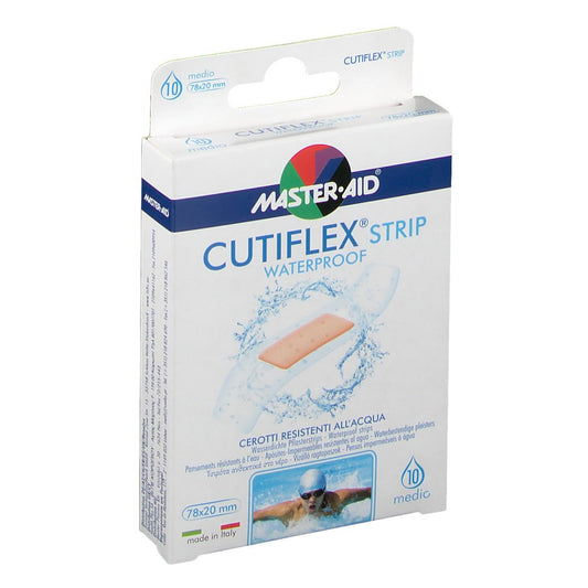 MASTER-AID CUTIFLEX STRIP ACQUA STOP MEDIO 10 PEZZI - DISPOSITIVO MEDICO CE