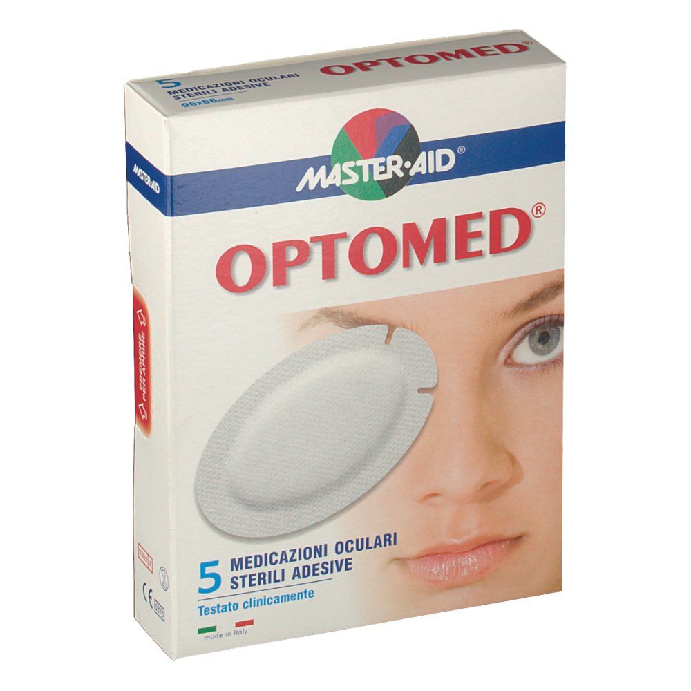 MASTER-AID OPTOMED GARZA OCULARE 5 PEZZI - DISPOSITIVO MEDICO CE