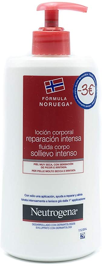 Neutrogena Fluida Corpo Sollievo Intenso 400ml