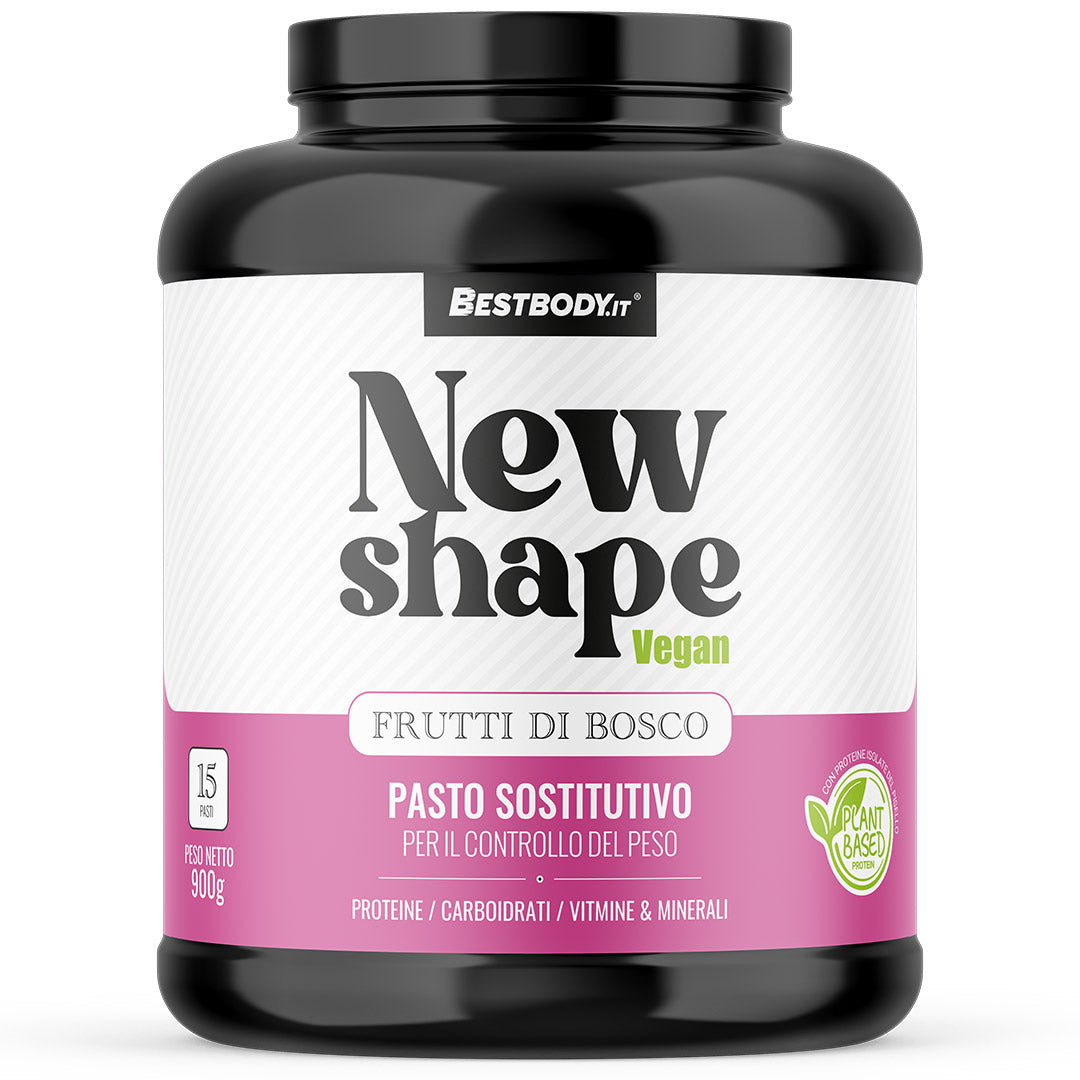 Bestbody New Shape Veg Pasto Sostitutivo Gusto Frutti Di Bosco 900g