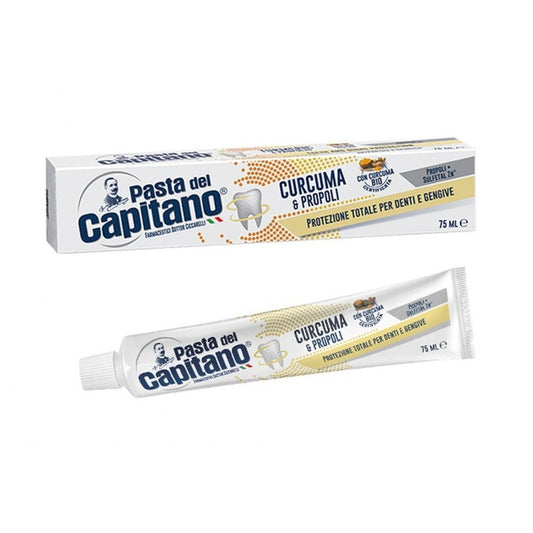 PASTA DEL CAPITANO DENTIFIRCIO CURCUMA E PROPOLI 75ML
