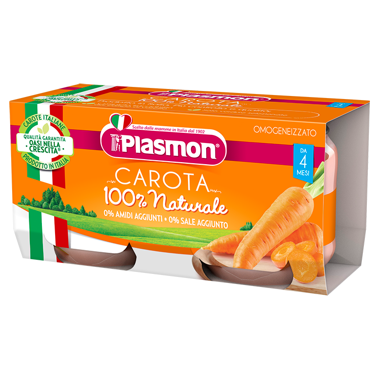 PLASMON OMOGENEIZZATO CAROTA 2X80 GRAMMI