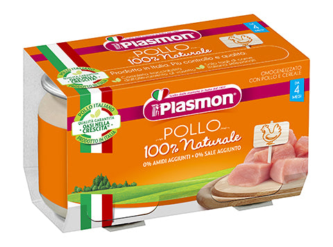 PLASMON OMOGENEIZZATO POLLO 2X80 GRAMMI