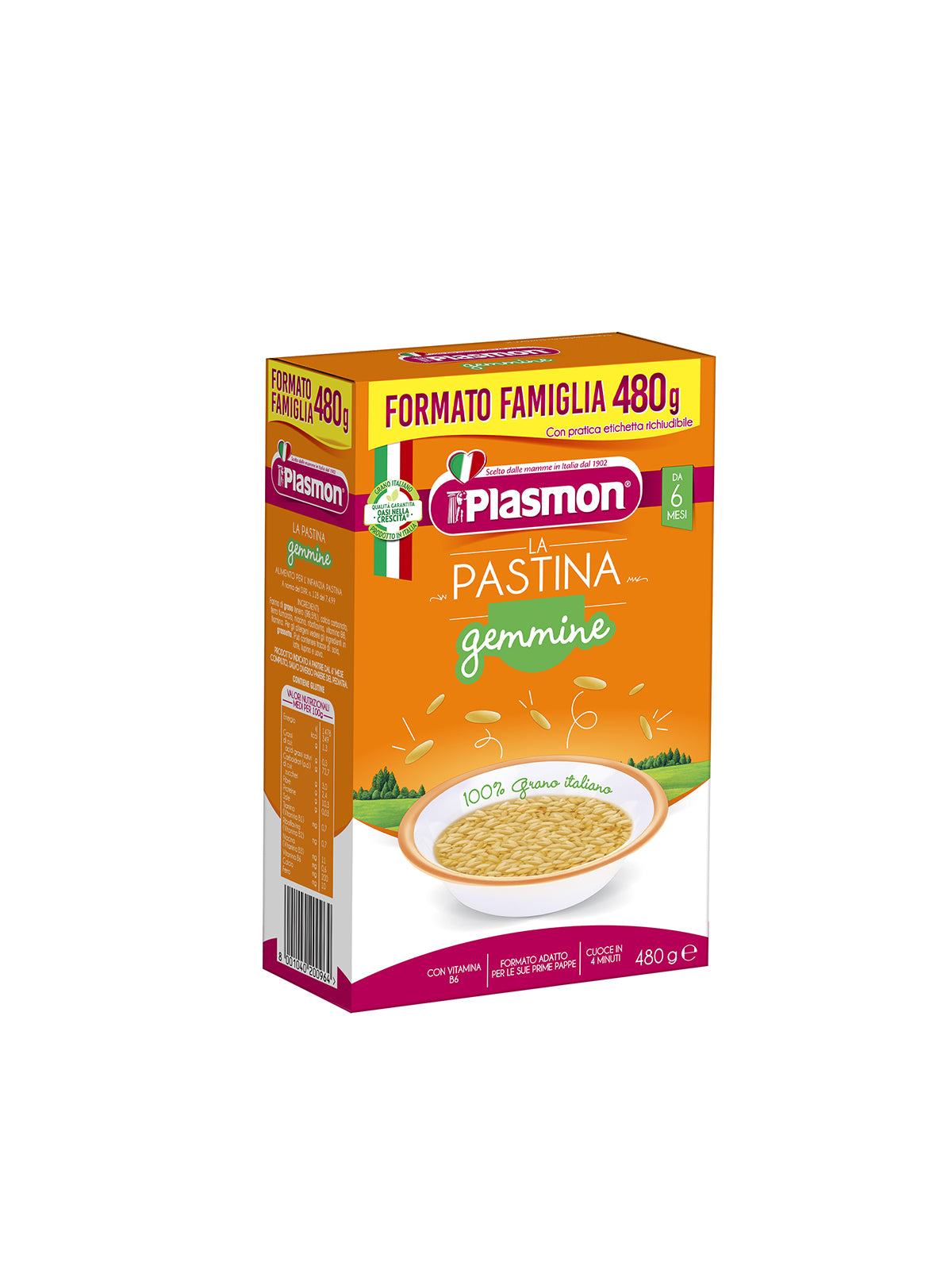 PLASMON PASTINA GEMMINE 480 GRAMMI