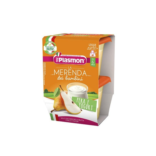PLASMON LA MERENDA DEI BAMBINI PERA E YOGURT 2X120 GRAMMI