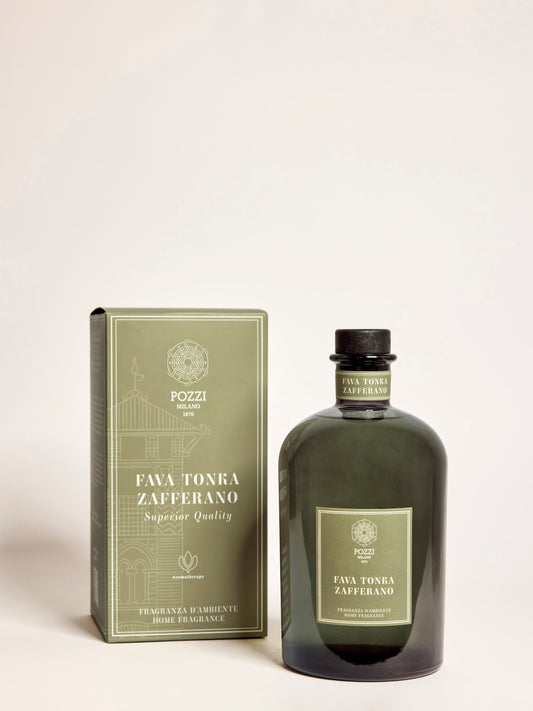 Pozzi Milano Fragranza Ambiente Fava Tonka & Zafferano 1 Litro
