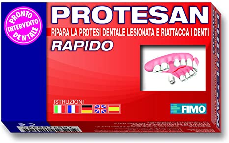 PROTESAN RAPIDO SET RIPARA PROTESI DENTALE