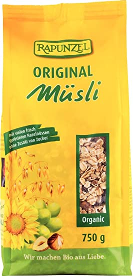 RAPUNZEL ORIGINAL MUESLI 750 GRAMMI