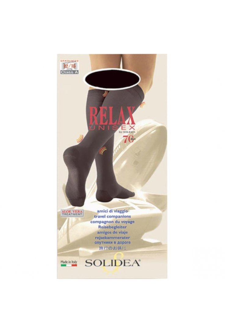 RELAX UNISEX 70 DENARI GAMBALETTO PUNTA APERTA BLU TAGLIA XL