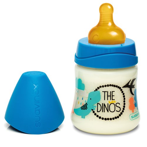 SUAVINEX BIBERON 3 POSIZIONI 150ML DINOSAURO BLU
