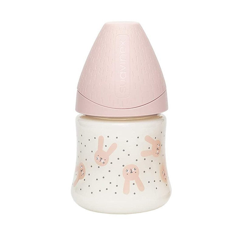 SUAVINEX HYGGE BIBERON 150ML FLUSSO LENTO CONIGLIO ROSA