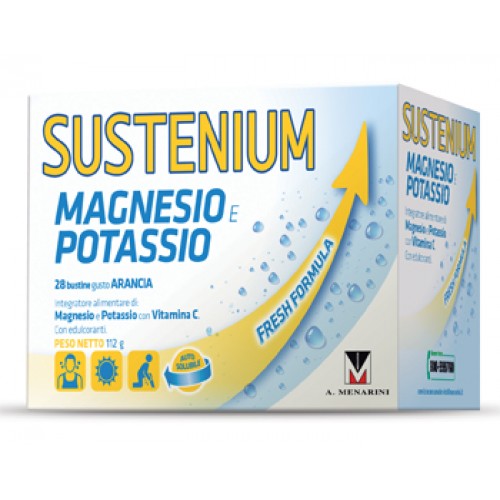 SUSTENIUM MAGNESIO E POTASSIO  INTEGRATORE ALIMENTARE 28 BUSTINE