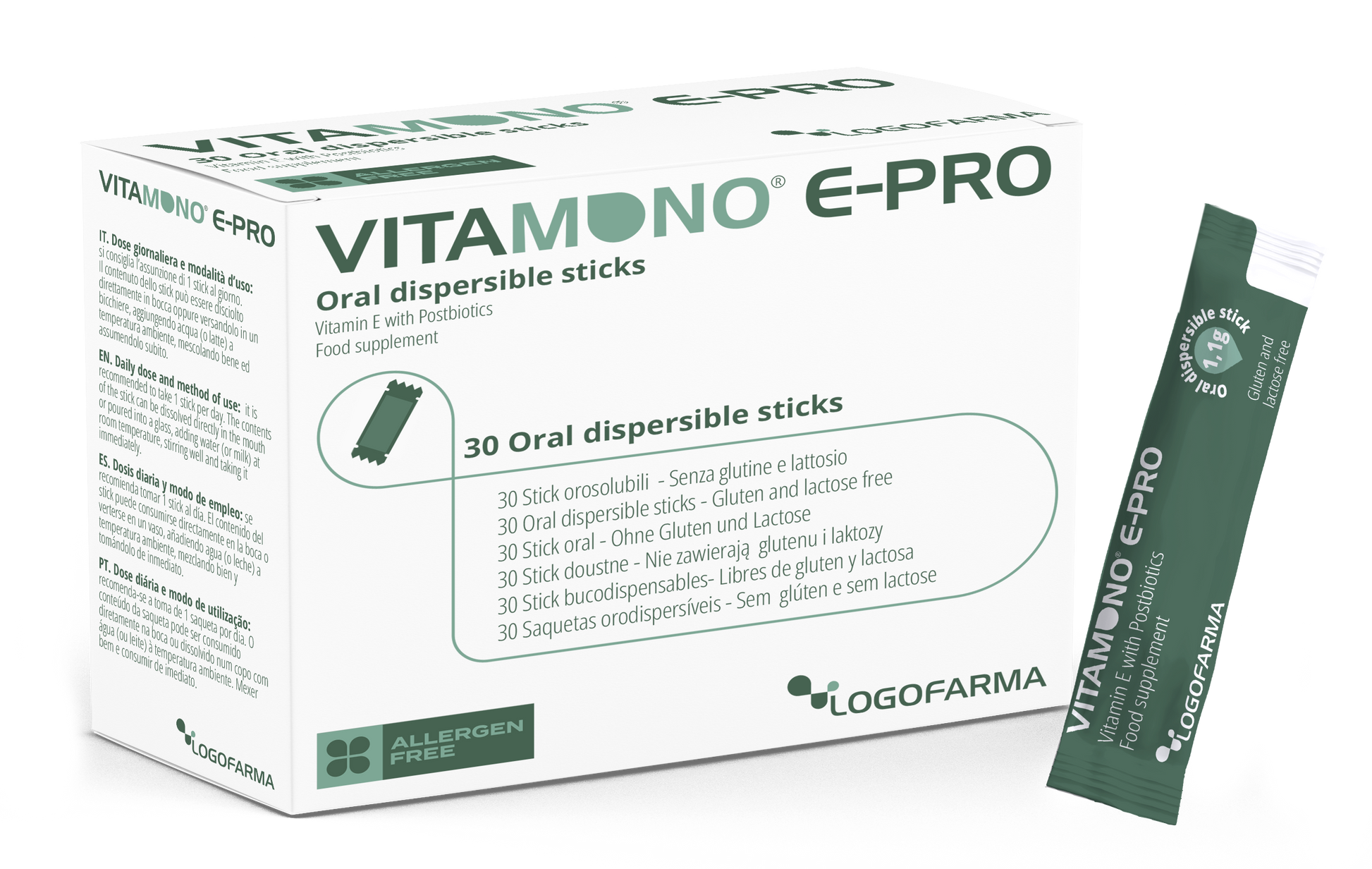 Vitamono E Pro 30 Stick Orodispersibili