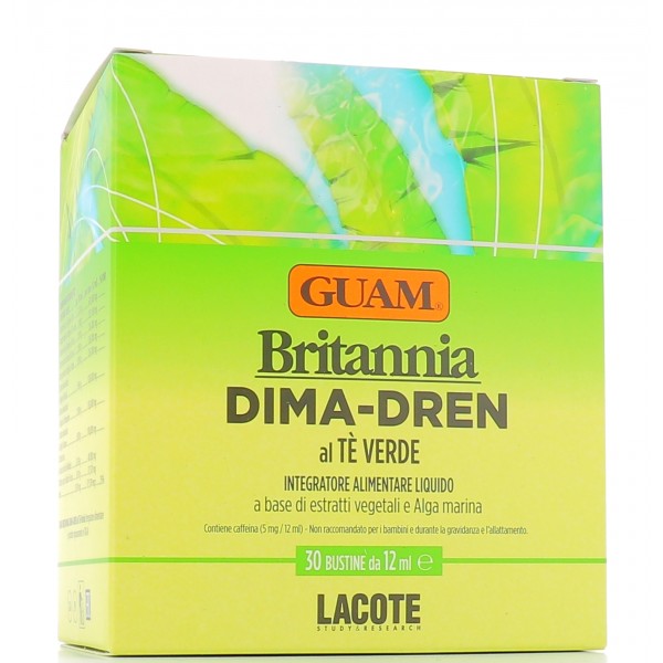 GUAM BRITANNIA DIMA DREN AL TÈ VERDE 30 BUSTINE